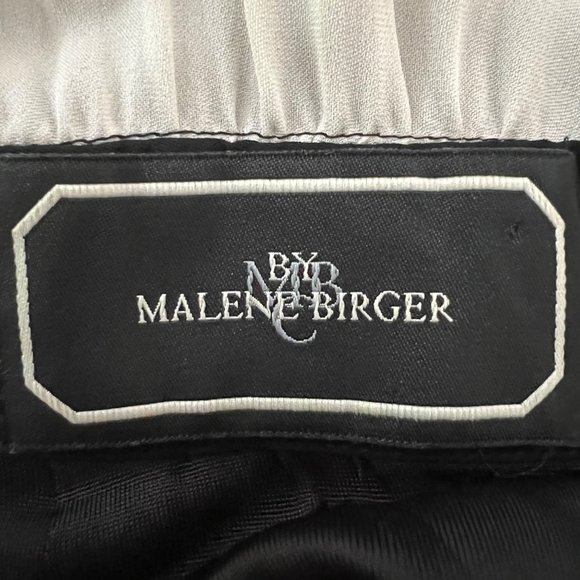 Malene Birger Silk Sequin Gown Maxi Cocktail Dress Black White size 36 US 6 - Picture 13 of 15